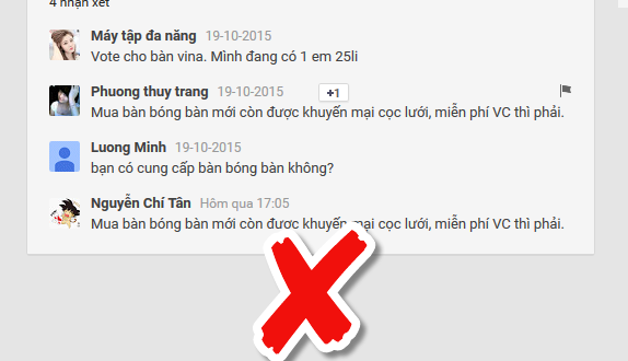 G Plus và Youtube của iClick sẽ tự động report link hỏng