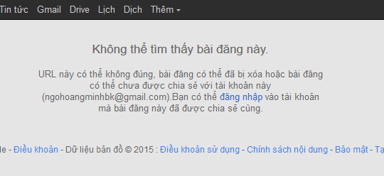 G Plus và Youtube của iClick sẽ tự động report link hỏng