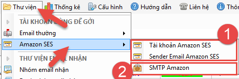Gởi email bằng AMAZON SES