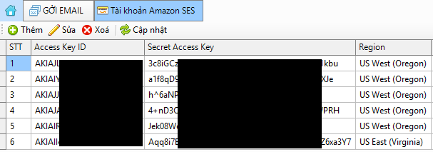 Gởi email bằng AMAZON SES