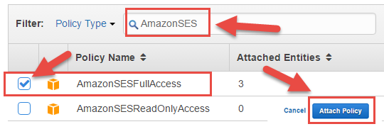 Gởi email bằng AMAZON SES