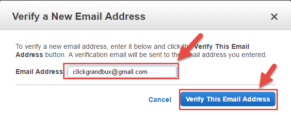 Gởi email bằng AMAZON SES