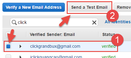 Gởi email bằng AMAZON SES