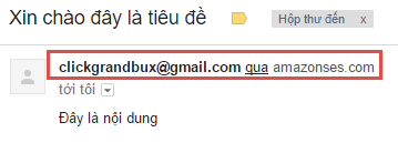 Gởi email bằng AMAZON SES