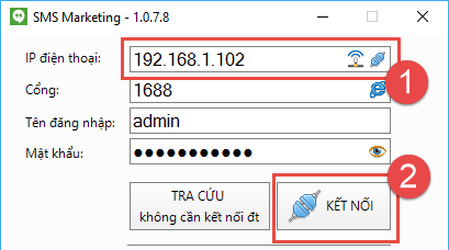 Gửi sms marketing từ file excel