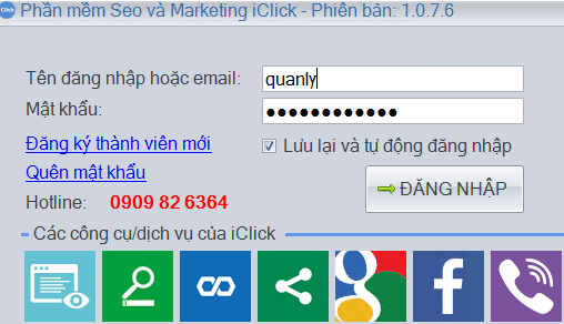 Hệ thống seo iClick