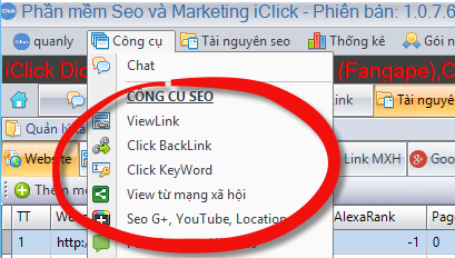 Hệ thống seo iClick