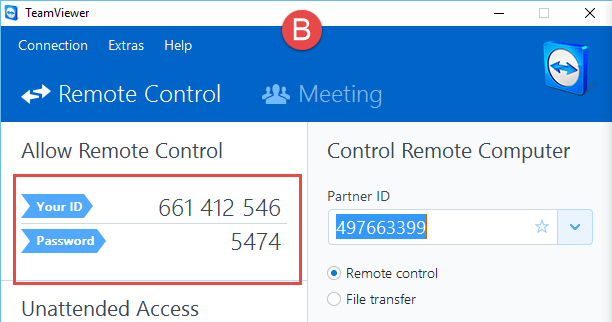 Hỗ trợ iClick qua teamviewer