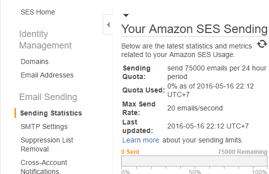 hướng dẫn đăng ký Amazon SES