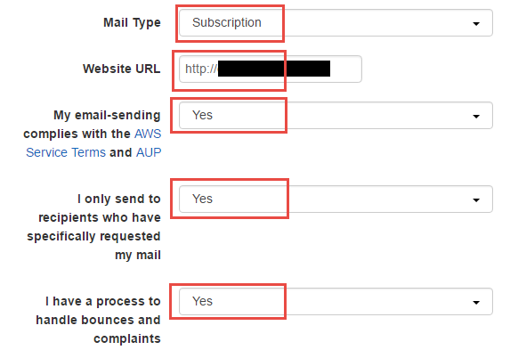 Hướng dẫn mở limit Amazon SES