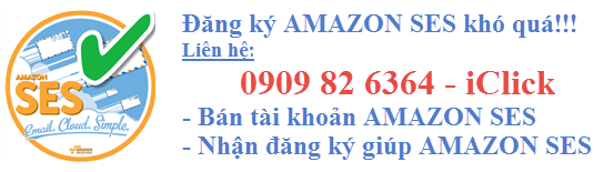 Hướng dẫn mở limit Amazon SES
