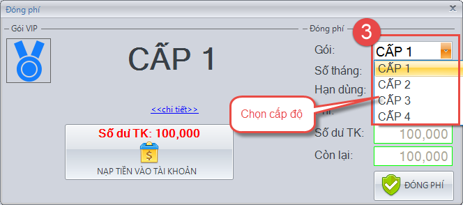Hướng dẫn cào thẻ nạp vào iClick để đóng phí