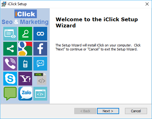 iclick setup có giao diện mới