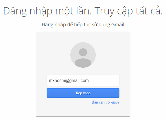 Không gởi được email marketing iClick bằng gmail
