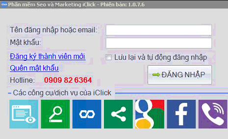 Không mở được iclick trên VPS