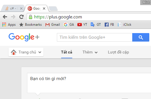 Không vào được Google Plus