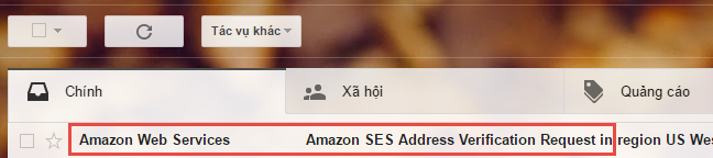 Kiểm tra tài khoản Amazon SES đã mở limit