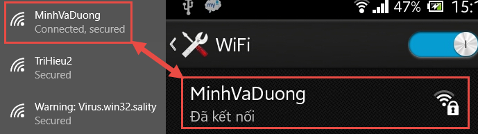 Kết nối phần mềm gởi tin nhắn SMS Marketing với điện thoại