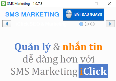 Kết nối phần mềm gởi tin nhắn SMS Marketing với điện thoại