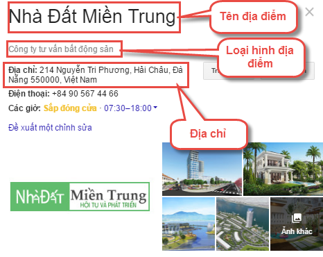 Làm gì khi từ khóa seo địa điểm không hiện bên phải