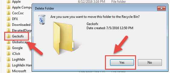 Lỗi không chạy được Click Keyword has stopped working