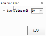 Lưu tự động khi đang soạn bài viết
