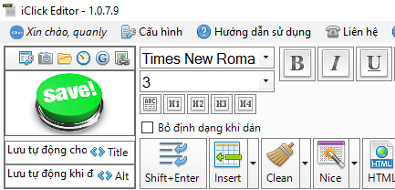 Lưu tự động khi đang soạn bài viết