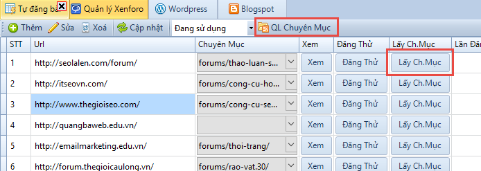 Nâng cấp phần mềm post forum iclick 1.0.7.9
