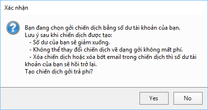 Phần mềm gởi email quảng cáo email marketing iClick