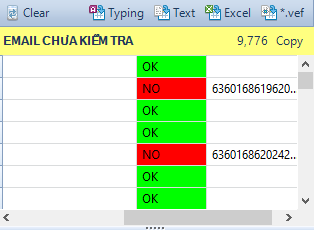 Phần mềm kiểm tra email tồn tại, sống, verify email iClick