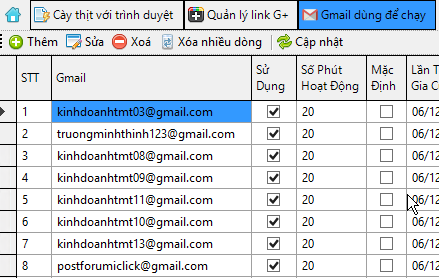 phần mềm nuôi gmail tự động