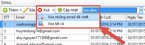 Phần mềm quảng cáo email marketing iClick phiên bản 1.0.8.0