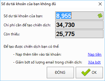 Phần mềm quảng cáo email marketing iClick phiên bản 1.0.8.0