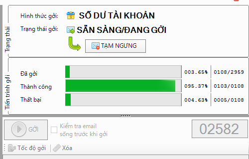 Phần mềm quảng cáo email marketing iClick phiên bản 1.0.8.0