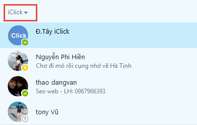 Phần mềm quảng cáo skype iclick phiên bản 1.0.7.8