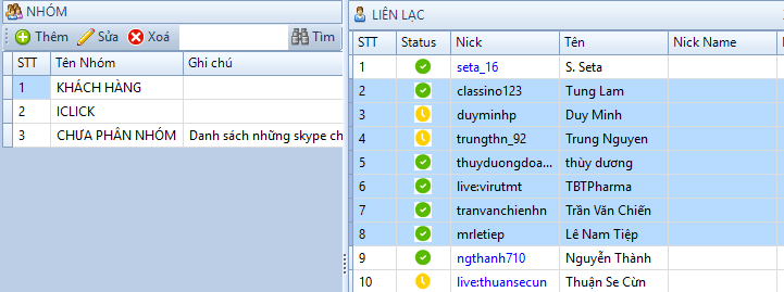 Phần mềm quảng cáo skype iclick phiên bản 1.0.7.8