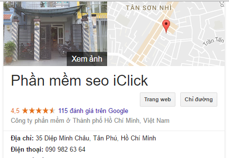 Phần mềm seo G+, Youtube, Location iClick