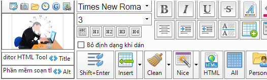 Phần mềm soạn thảo HTML iClick Editor