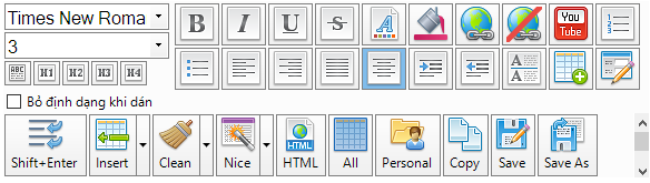 Phần mềm soạn thảo HTML iClick Editor