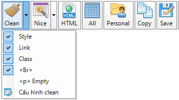 Phần mềm soạn thảo HTML iClick Editor