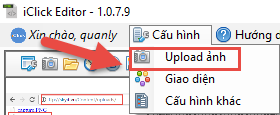 Cài đặt tài khoản FTP để upload ảnh bằng iClick Editor