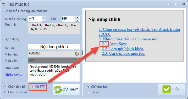 Phần mềm soạn thảo HTML iClick Editor