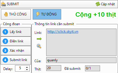 Phần mềm submit link lên Google
