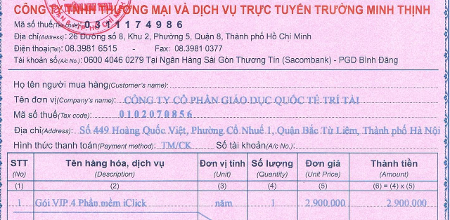 Số dư tài khoản iClick làm gì