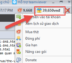 Số dư tài khoản iClick làm gì