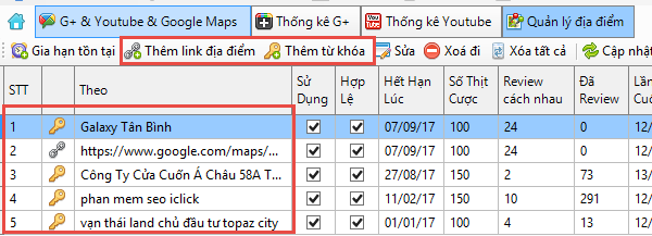 Seo g+, youtube, location iClick 1.0.8.1