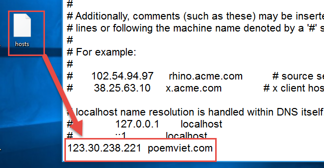 Server iClick không vào được