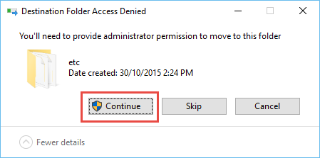 Server iClick không vào được