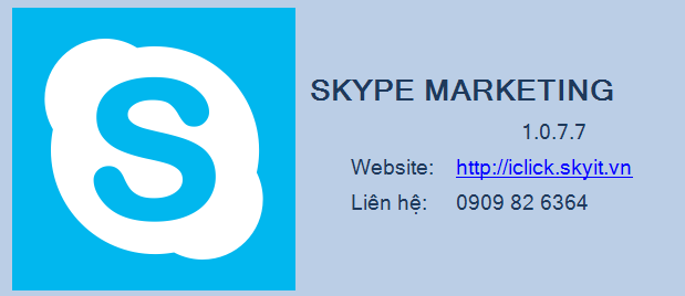 Skype Marketing iClick gởi tin nhắn không đi được