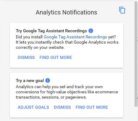 Thay đổi website trong Google Analytisc mới